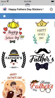 happy fathers day stickers ! iphone screenshot 1