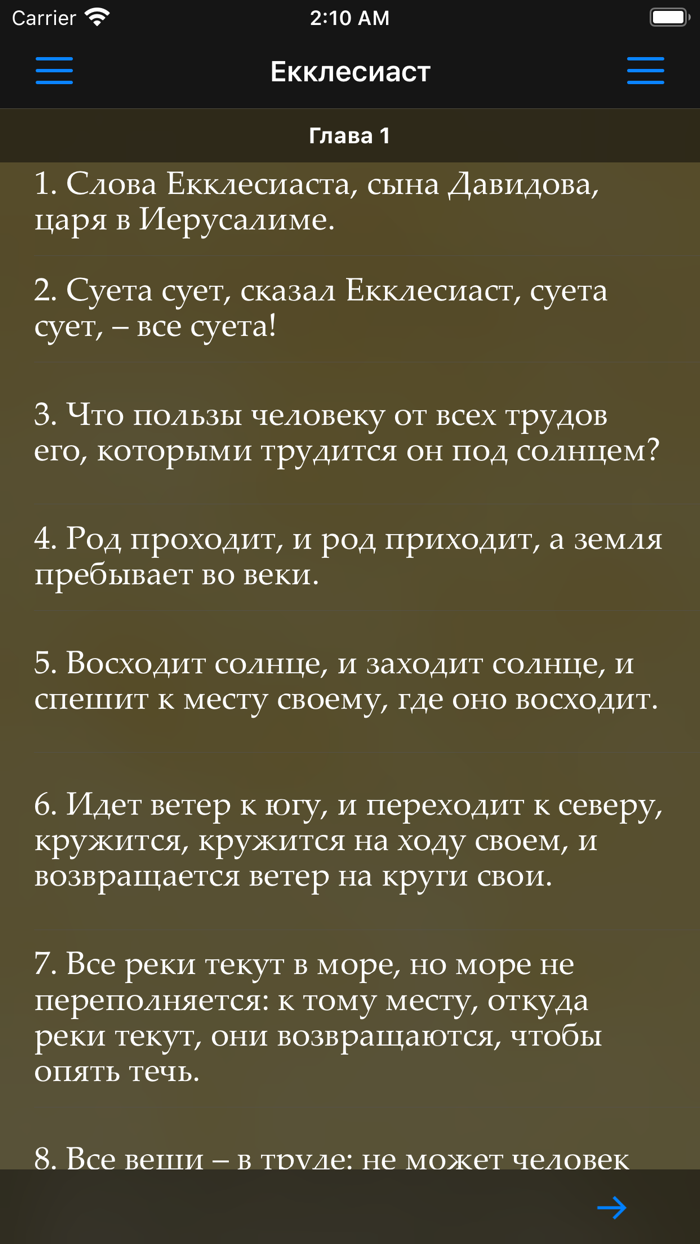 Библия Синодальный Русский