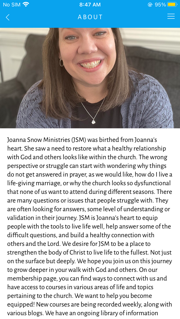 Joanna Snow Ministries