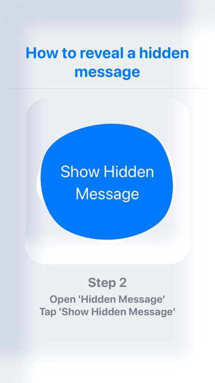 Hidden Message Dot App