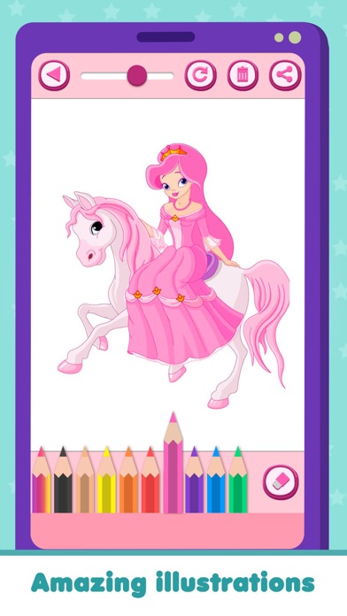 Peinture princesse en couleurCapture d'écran de 5