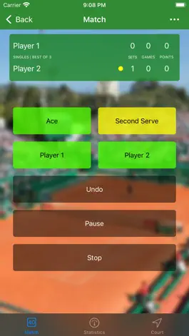 Game screenshot Tennis Statistics X apk