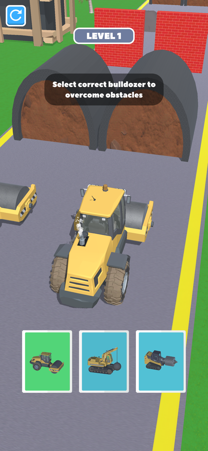 Bulldozer Race 3D