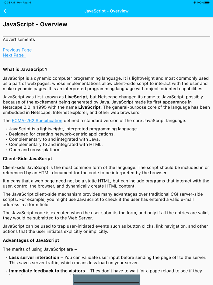 JavaScript Tutorial Easy