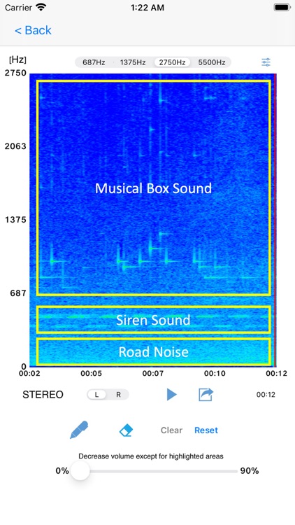 Acoustic Spectrum Pad