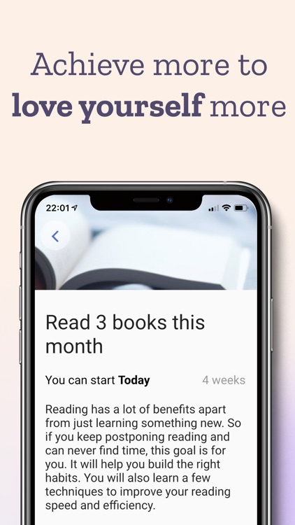 Ubjective – daily goal tracker