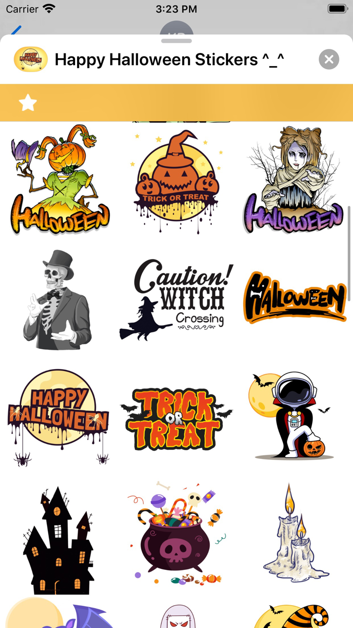 Happy Halloween Stickers
