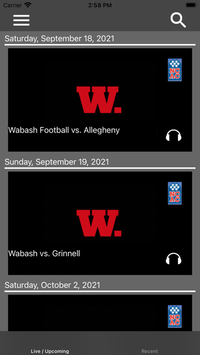 Wabash College Video Network screenshot 1