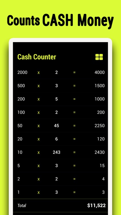 Cash Counter | BankNotes Count