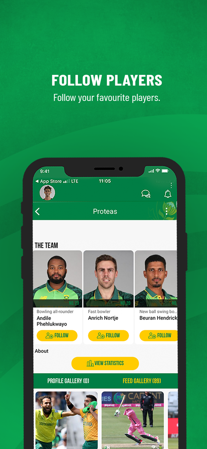 Cricket South Africa App