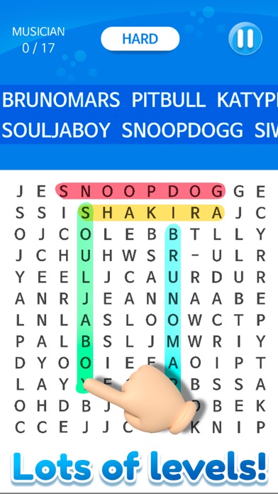Word Search Multi Games Quiz screenshot 2