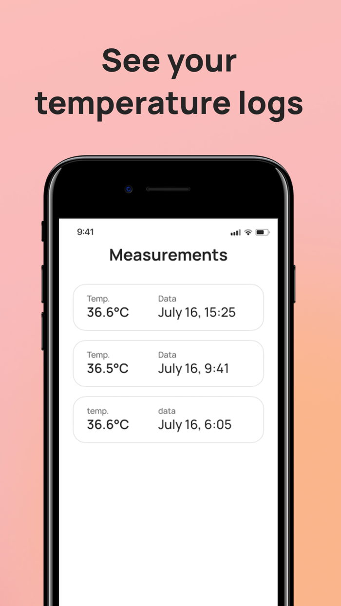 Body Temperature App No Fever