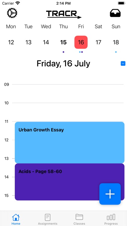 Tracr: Scheduling App