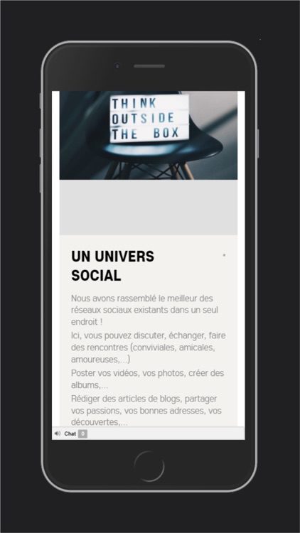 Rencontre à l'infini