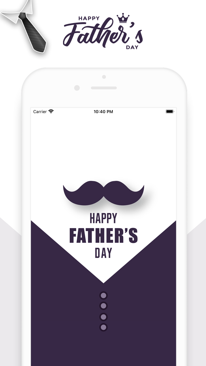 Fathers day video photo frame