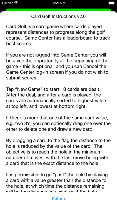 Card Golf screenshot 3