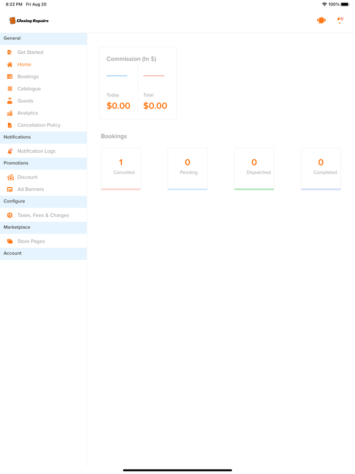 Closing Repairs - Providers