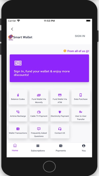 Smart Wallet Data and Airtime