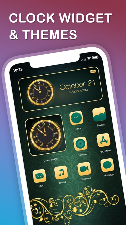 Clock Widget - Custom themes