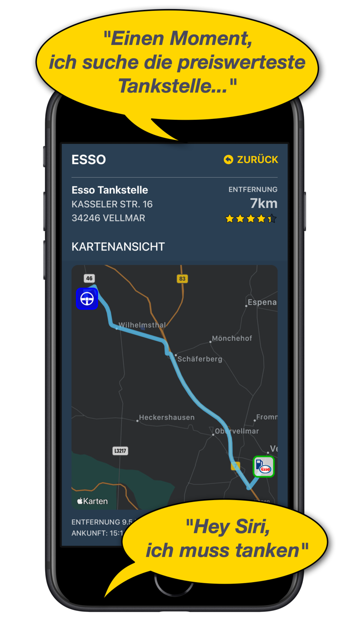 Sprit Widget -die neue TankApp