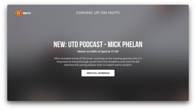 Mutv Manchester United Tv On The App Store