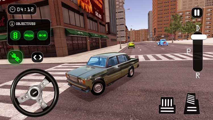 Retro Car Driving Game