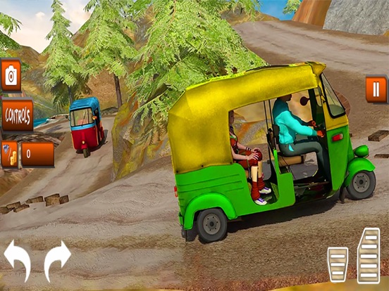OffRoad Auto Rickshaw Driving screenshot 2