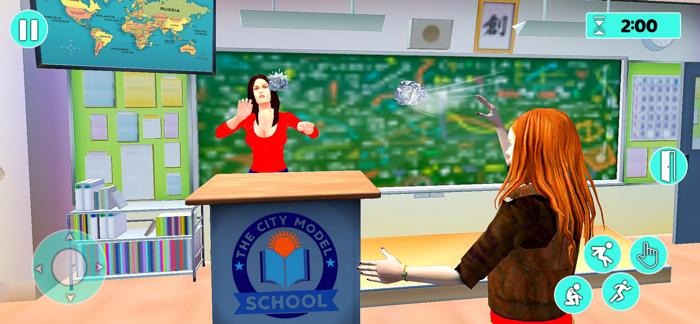 Anime Bad Girl School Life 3D