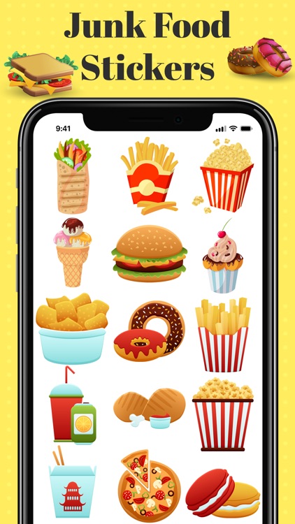 Junk Food Stickers!