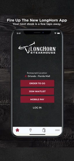 LongHorn Steakhouse® app screenshot