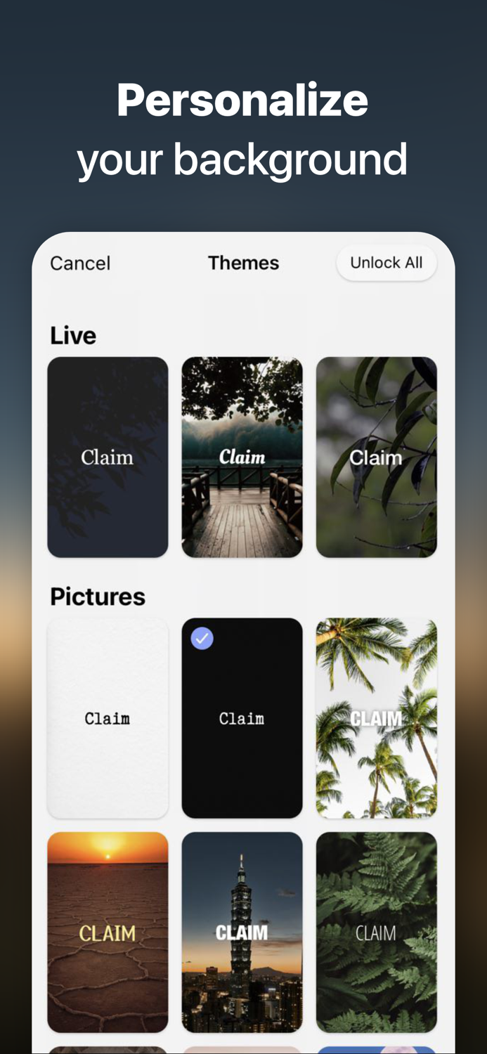 Claim - Manifestation App