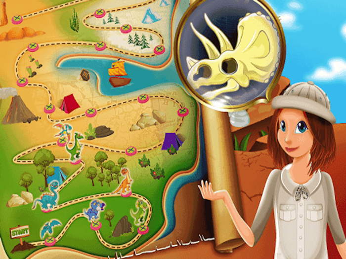 Dig  Find Bone Simulation