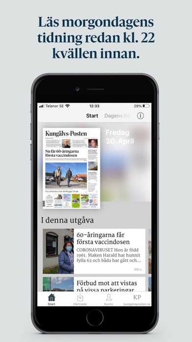 Kungälvs-Posten e-tidning screenshot 2