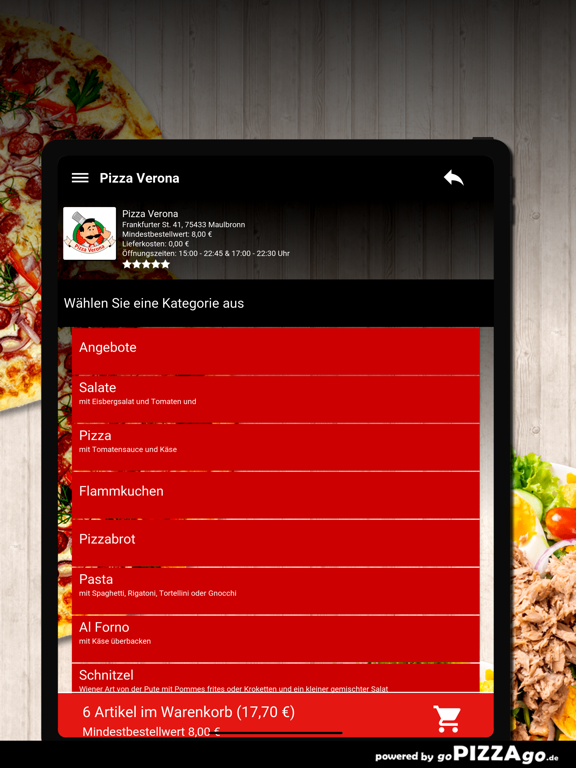 Pizza Verona Maulbronn screenshot 8