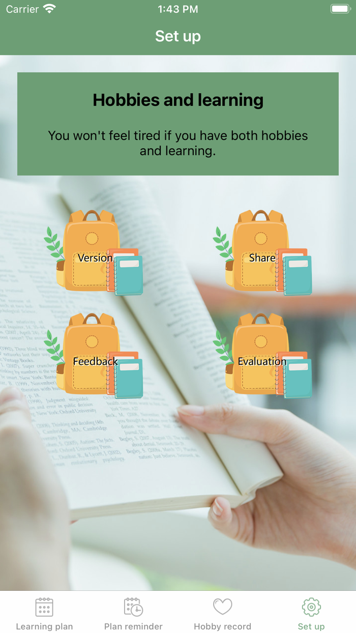 Hobbies and learning