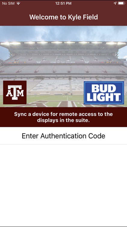 Kyle Field TV Control App