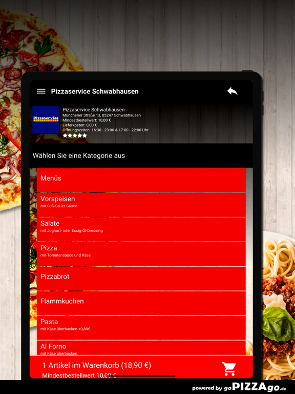 Pizzaservice Schwabhausen screenshot 8