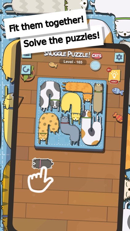 Snuggle Puzzle Cat Game