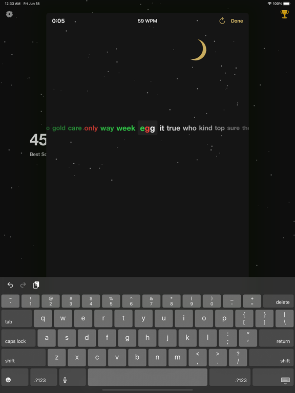 Space Typer - Typing Game screenshot 2