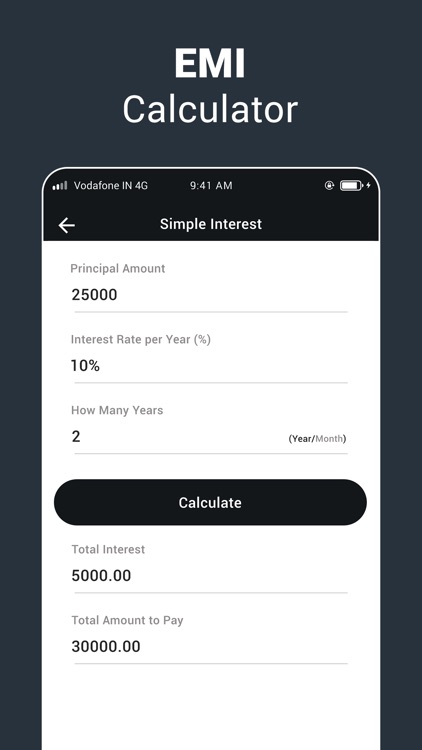 Calculate GST : EMI Calculator screenshot-3
