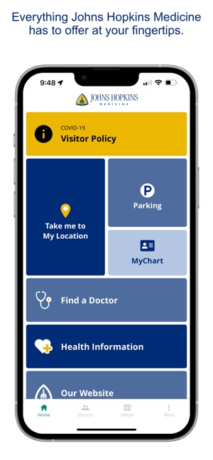 Johns Hopkins Find Your Way On The App Store