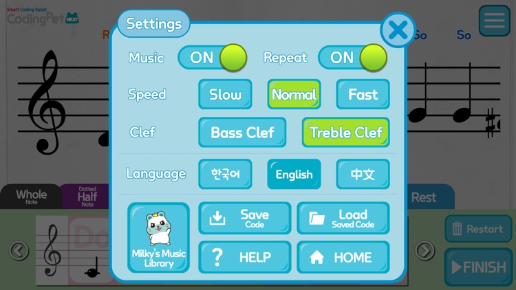 Coding Pet Milky Music Coding screenshot-7