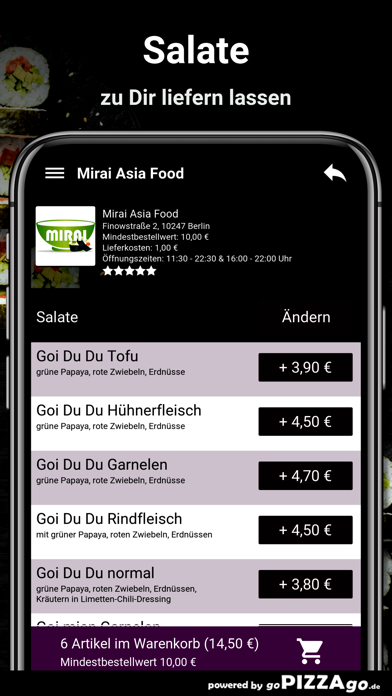 Mirai Asia Food Berlin screenshot 5