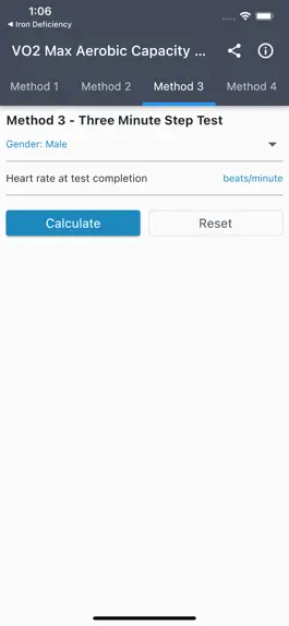 Game screenshot VO2 Max Aerobic Capacity Calc hack