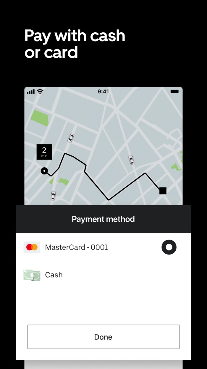 Uber BY — request taxis