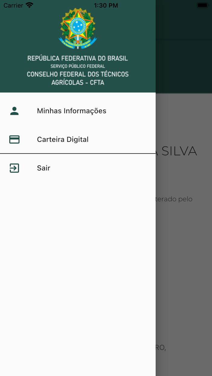 Carteira Digital do CFTA