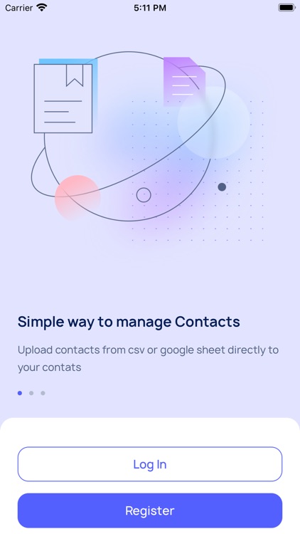 Contacts Helper - CSV uploader