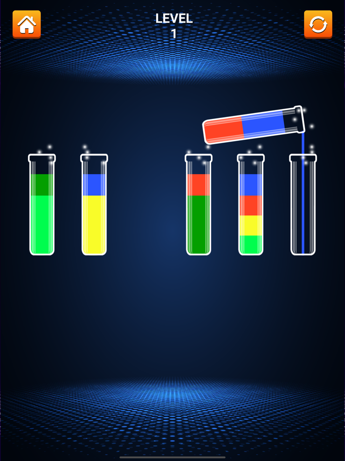 Sort Color Bottle Fill Water