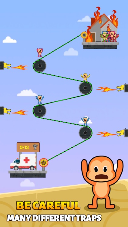 Monkey Rope Puzzle screenshot-3