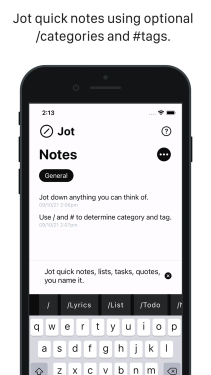 Jot / Notes